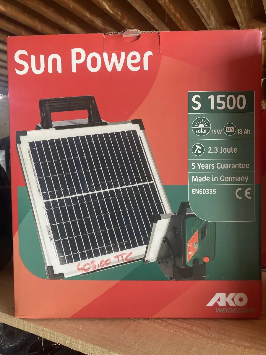 Clôture solaire S 1500