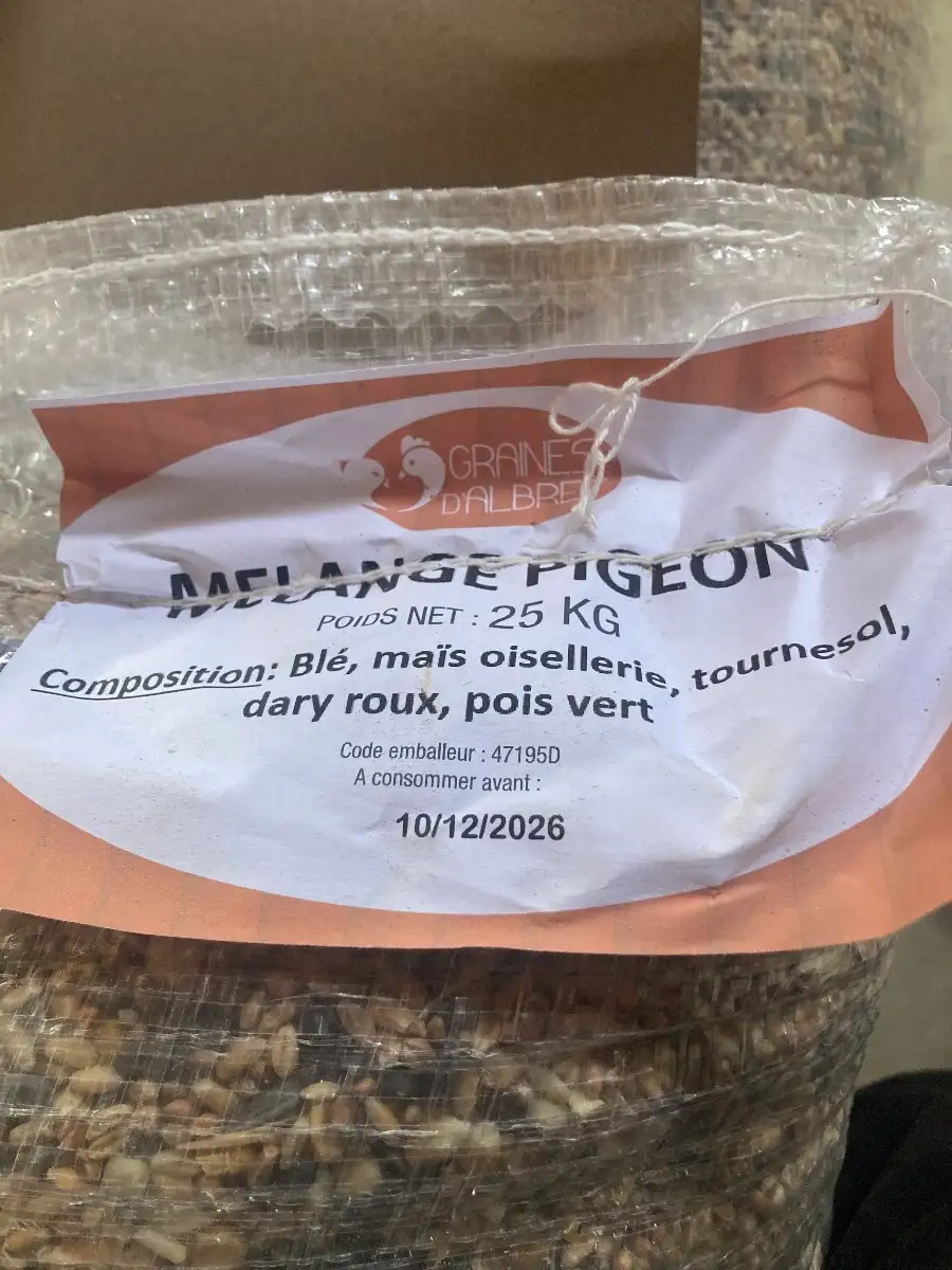 Mélange graine pigeon